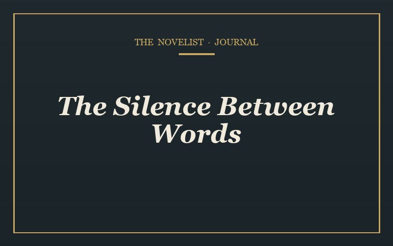 The Silence Between Words